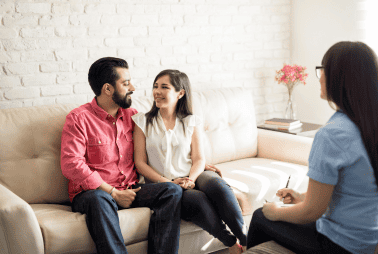 Couples therapy can address relationship concerns, provide parenting support, and break harmful patterns or oppressive systems with a greater sense of self compassion through a strong foundation with a mixture of whole person individual psychotherapy, and therapy sessions aimed at response prevention to address a particular interest with evidence-based treatments and a therapeutic approach to break the cycles.