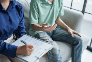 At Woburn, our mental health treatment paired with addiction treatment works to support young adults and families with a holistic approach, supporting people on their docus area for mental wellness through outpatient treatment and coordinated mental health treatment in person focus areas or cooridnated telehealth services.