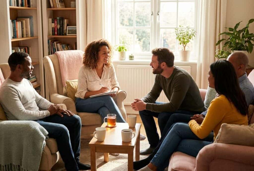 Interventions are about caring for the person struggling and working together to promote healing.
